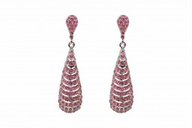 Pendientes Anya,baño de rodio.